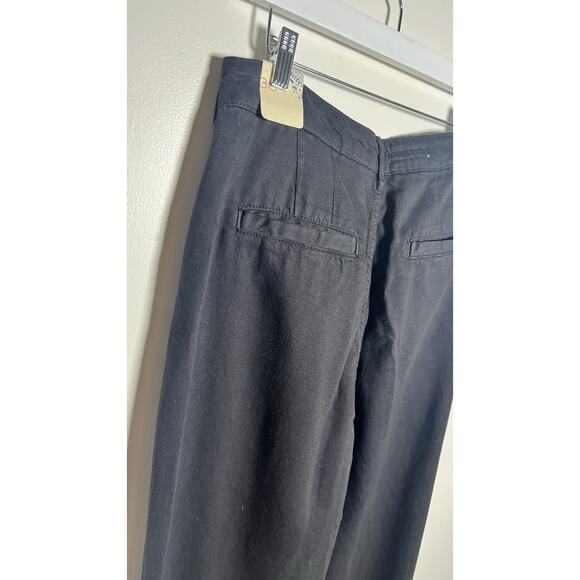 Pilcro X Anthropologie Black Wide Leg High Rise Lyocell Blend Stretch Pants 30 - Picture 8 of 11